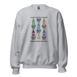 Mother Road Bottles & Bows Unisex Sweatshirt