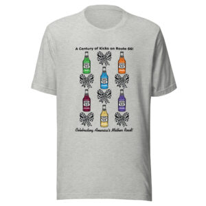 Mother Road Bottles & Bows Unisex t-shirt