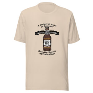 Century of Kicks Route 66 Sodas Bottle Unisex t-shirt