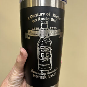 100th Anniversary Laser Engraved Tumbler - Black