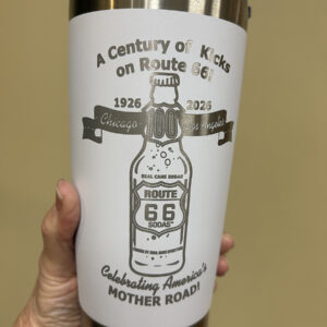 100th Anniversary Laser Engraved Tumbler - White